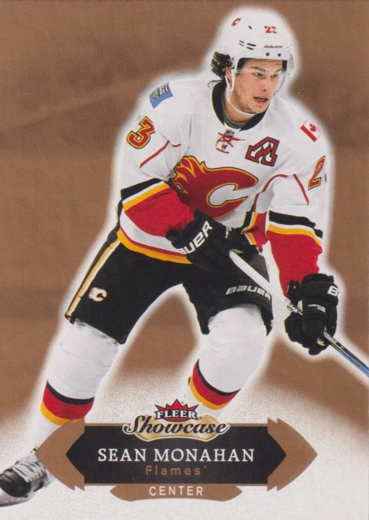 2016/17 Fleer Showcase – Sean Monahan Calgary Flames 60