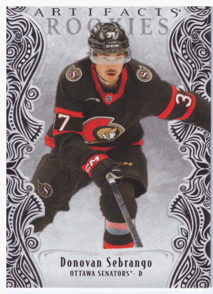 2025/26 Artifacts – Donovan Sebrango Ottawa Senators 179   /999