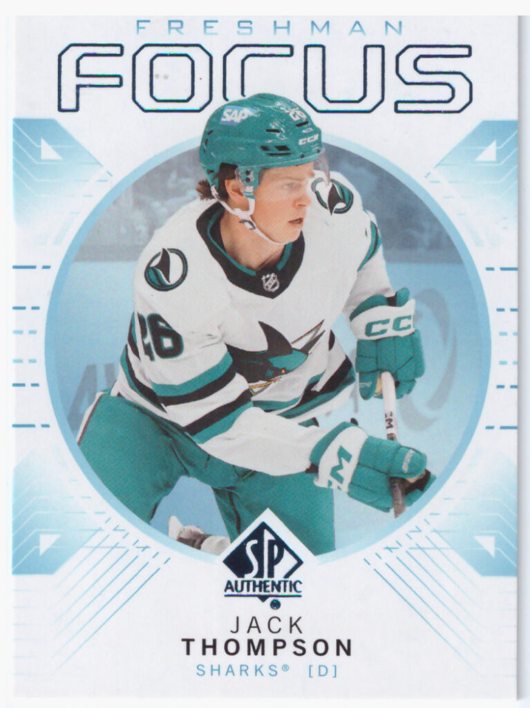 2024/25 SP Authentic – Jack Thompson San Jose Sharks FF-28
