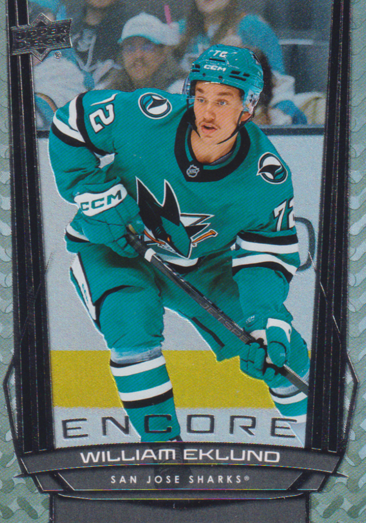 2025/26 Upper Deck Series 1 – William Eklund San Jose Sharks E-56