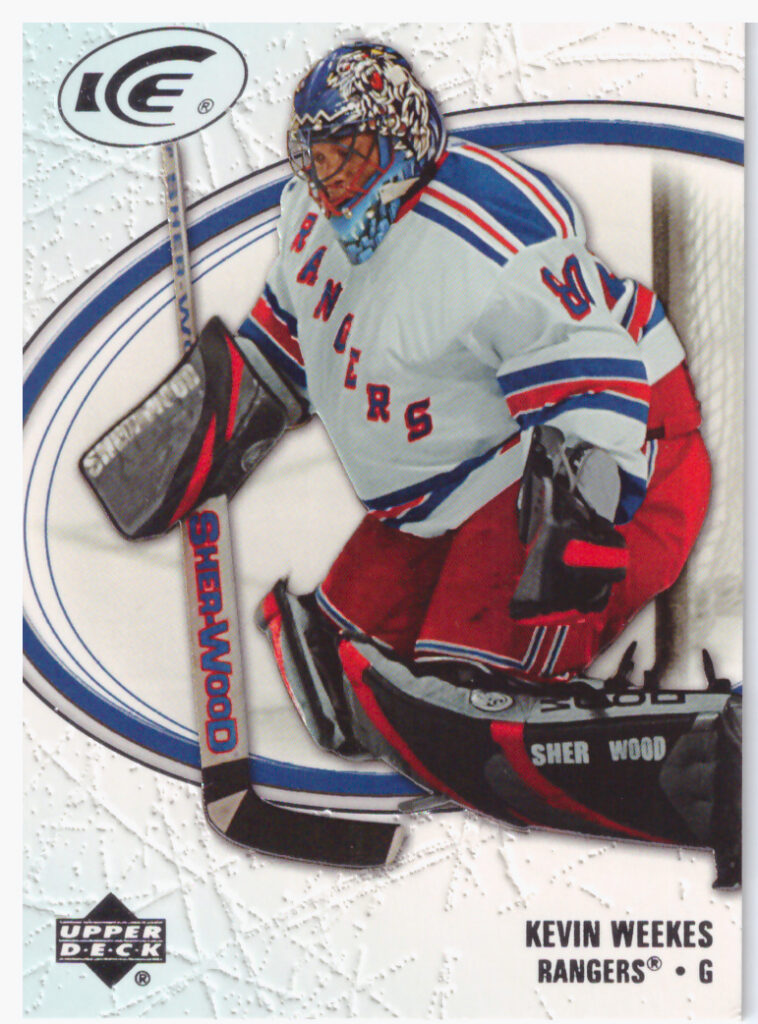 2005/06 Ice – Kevin Weekes New York Rangers 63