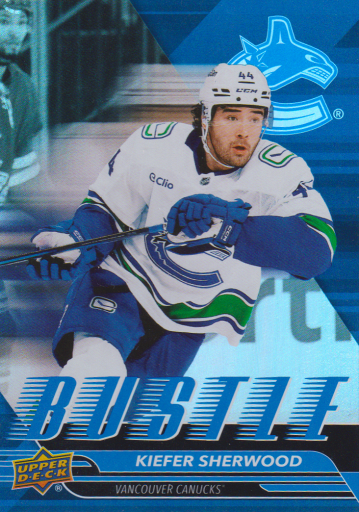 2025/26 Upper Deck Series 1 – Kiefer Sherwood Vancouver Canucks B-11
