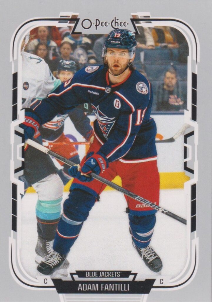 2025/26 O-Pee-Chee – Adam Fantilli Columbus Blue Jackets 57