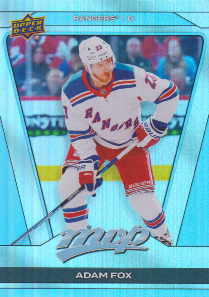 2025/26 MVP Silver Collection – Adam Fox New York Rangers 92