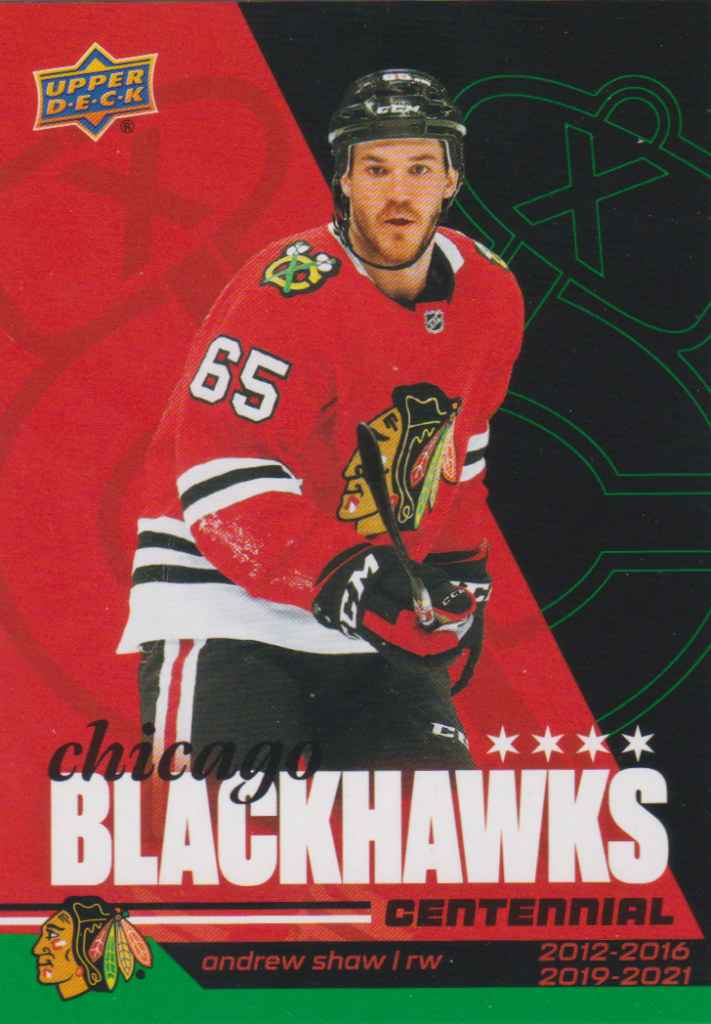 2025/26 Chicago Blackhawks Centennial (hobby) – Andrew Shaw Chicago Blackhawks 36