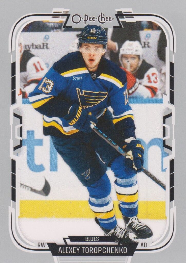2025/26 O-Pee-Chee – Alexey Toropchenko St. Louis Blues 424