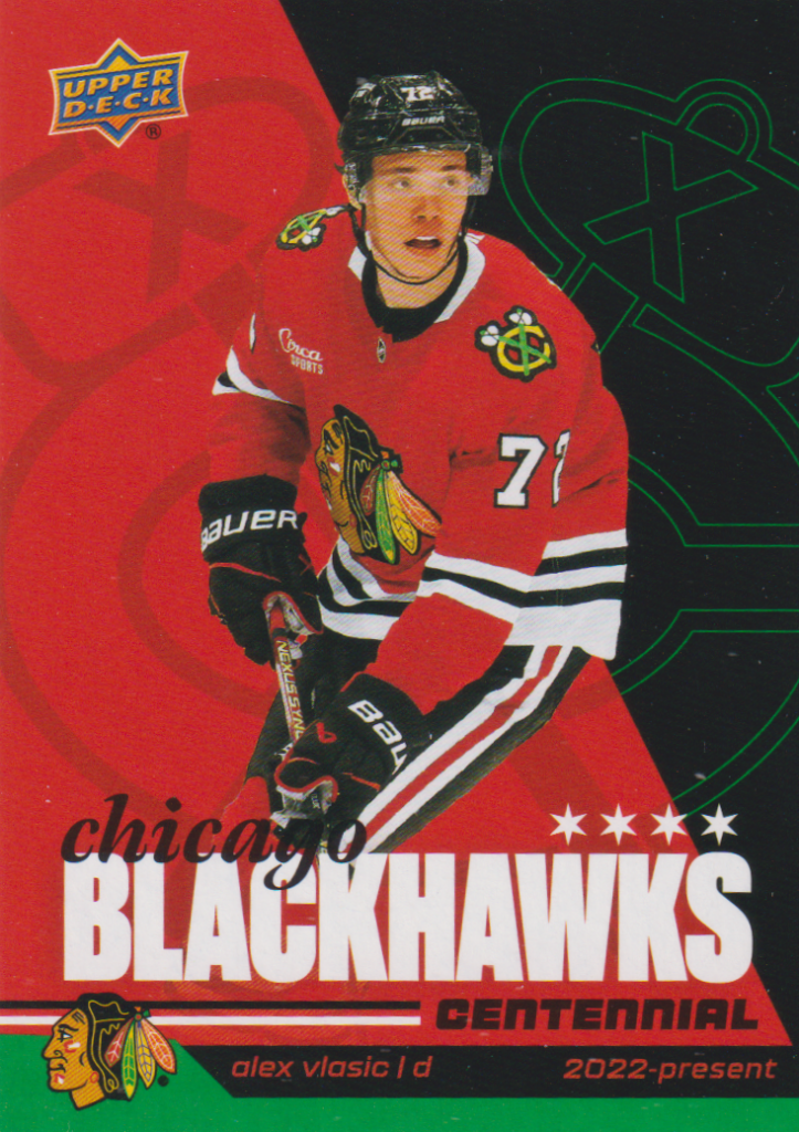 2025/26 Chicago Blackhawks Centennial (hobby) – Alex Vlasic Chicago Blackhawks 58