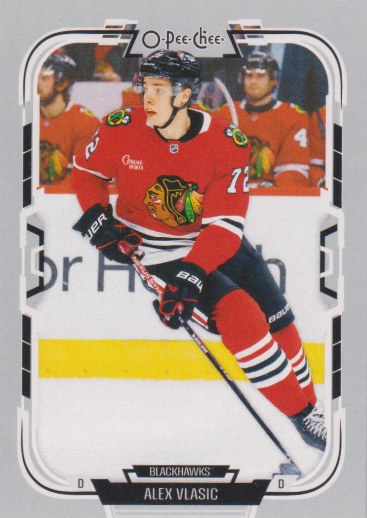 2025/26 O-Pee-Chee – Alex Vlasic Chicago Blackhawks 21