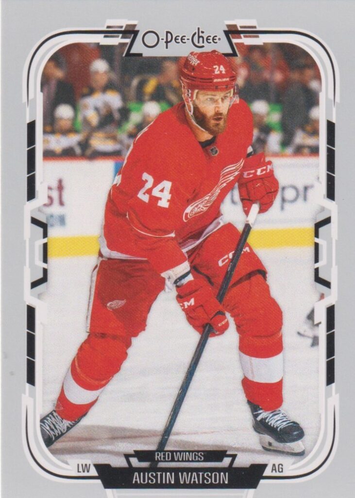 2025/26 O-Pee-Chee – Austin Watson Detroit Red Wings 367