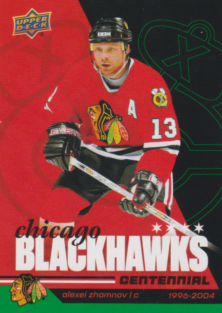 2025/26 Chicago Blackhawks Centennial (hobby) – Alexei Zhamnov Chicago Blackhawks 3