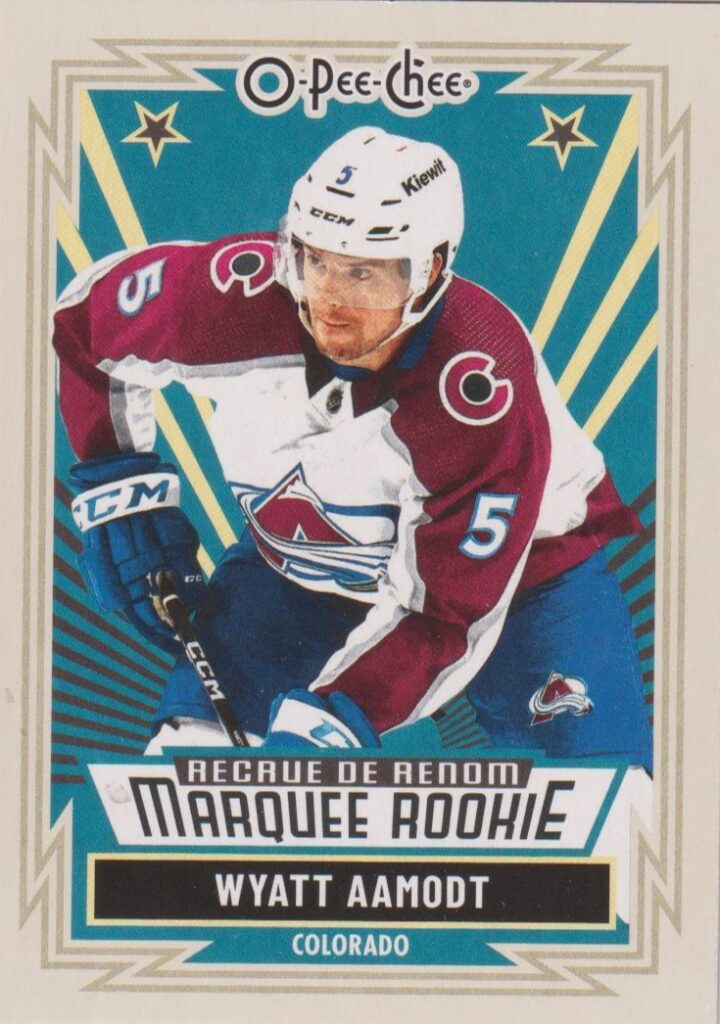 2025/26 O-Pee-Chee – Wyatt Aamodt Colorado Avalanche 576