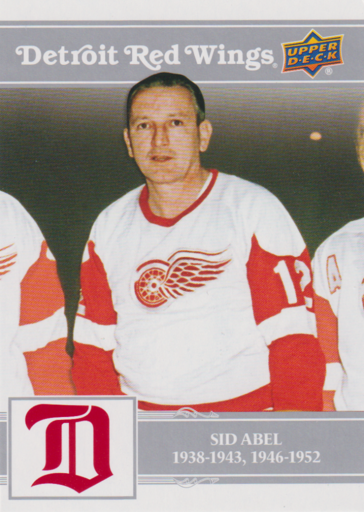 2025/26 Detroit Red Wings Centennial (hobby) – Sid Abel Detroit Red Wings 84