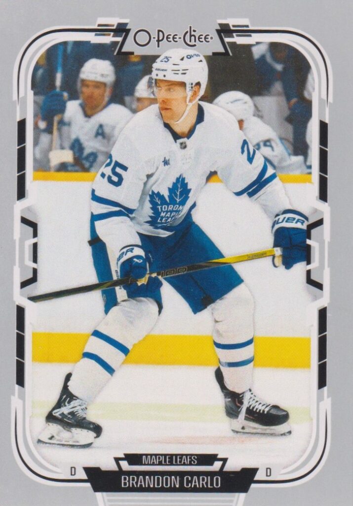 2025/26 O-Pee-Chee – Brandon Carlo Toronto Maple Leafs 60