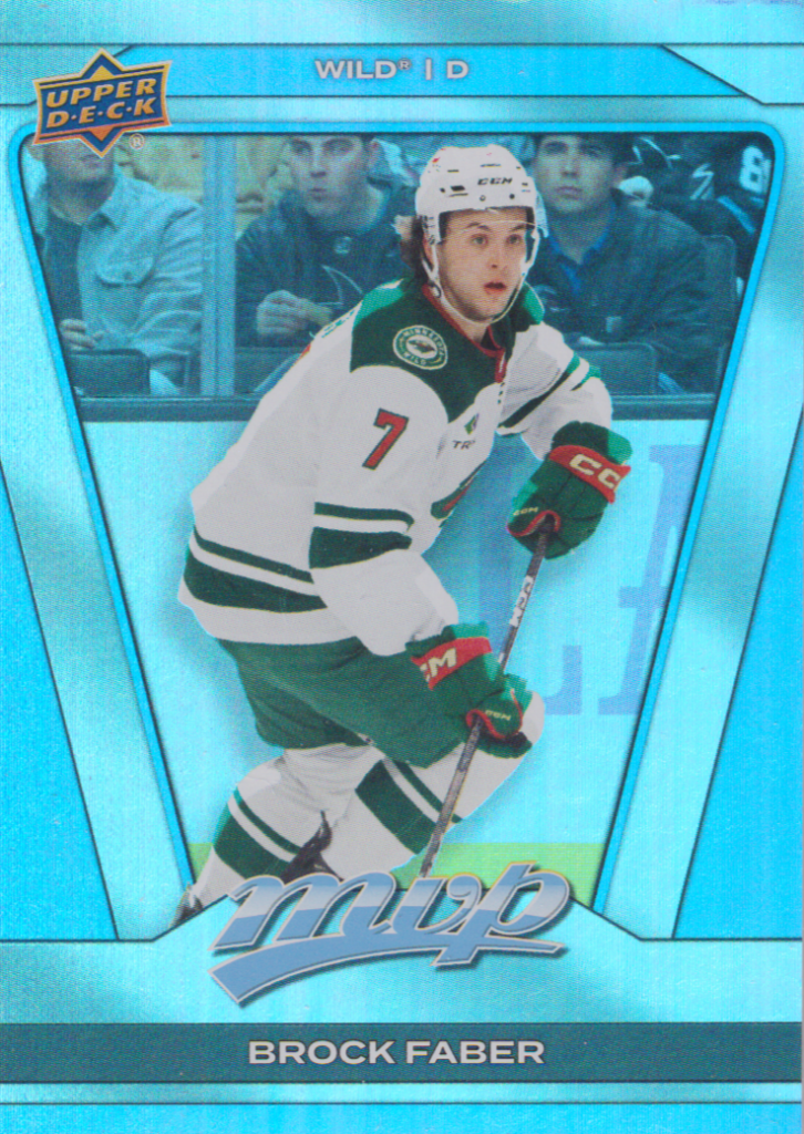 2025/26 MVP Silver Collection – Brock Faber Minnesota Wild 179