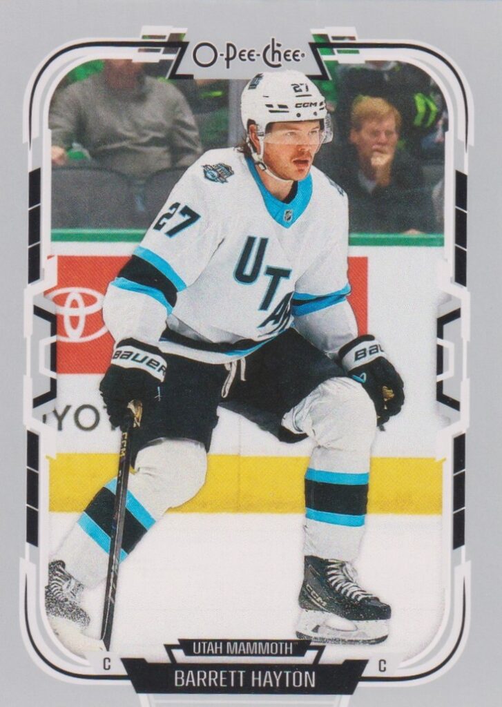 2025/26 O-Pee-Chee – Barrett Hayton Utah Mammoth 355