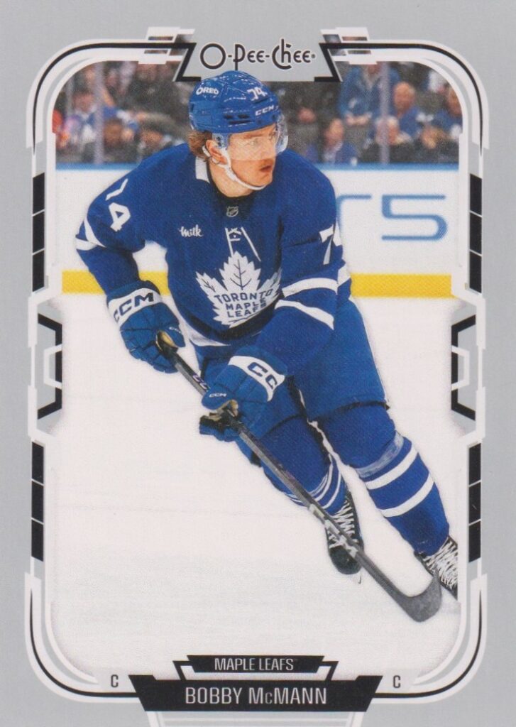 2025/26 O-Pee-Chee – Bobby McMann Toronto Maple Leafs 295