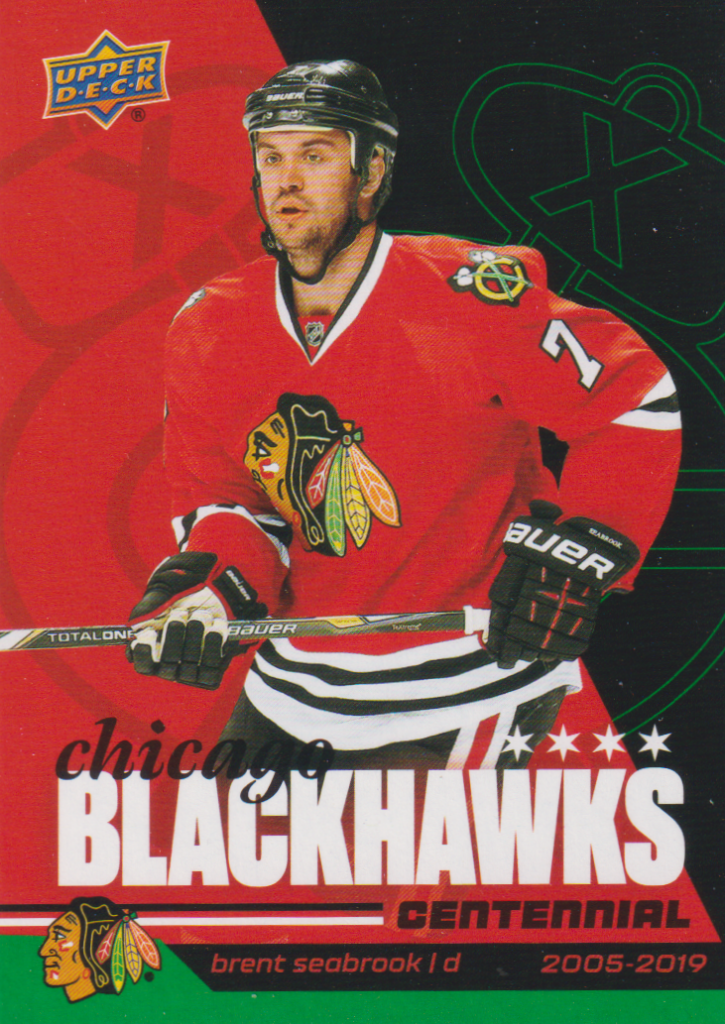 2025/26 Chicago Blackhawks Centennial (hobby) – Brent Seabrook Chicago Blackhawks 12