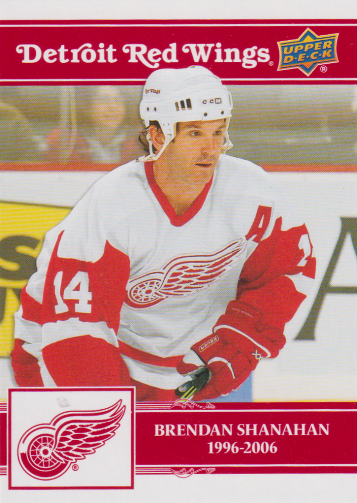2025/26 Detroit Red Wings Centennial (hobby) – Brendan Shanahan Detroit Red Wings 72
