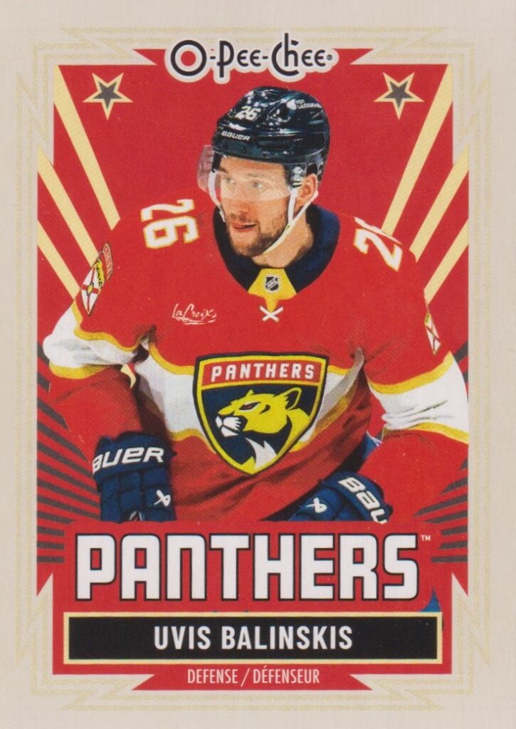 2025/26 O-Pee-Chee – Uvis Balinskis Florida Panthers 92