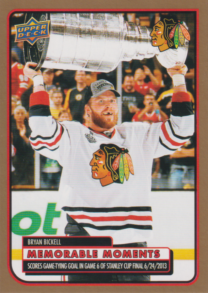 2025/26 Chicago Blackhawks Centennial (hobby) – Bryan Bickell Chicago Blackhawks MM-38