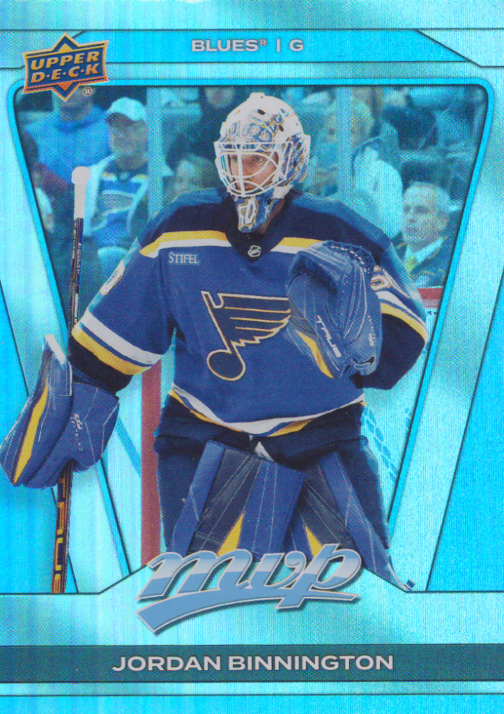 2025/26 MVP Silver Collection – Jordan Binnington St. Louis Blues 180