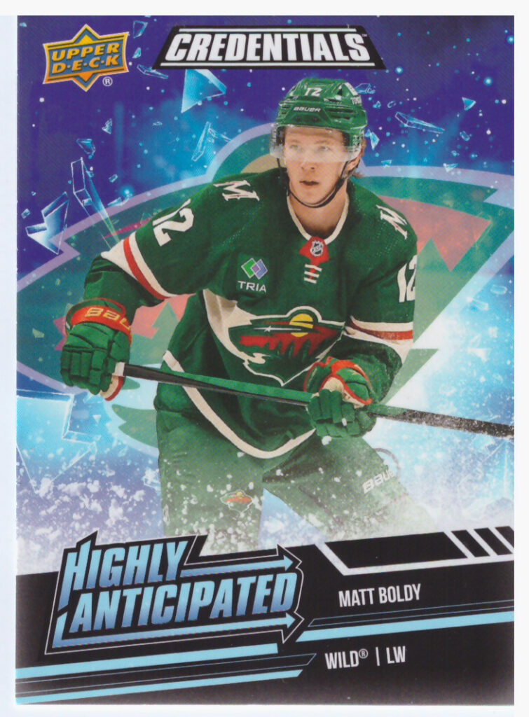 2022/23 Credentials – Matt Boldy Minnesota Wild HA-3