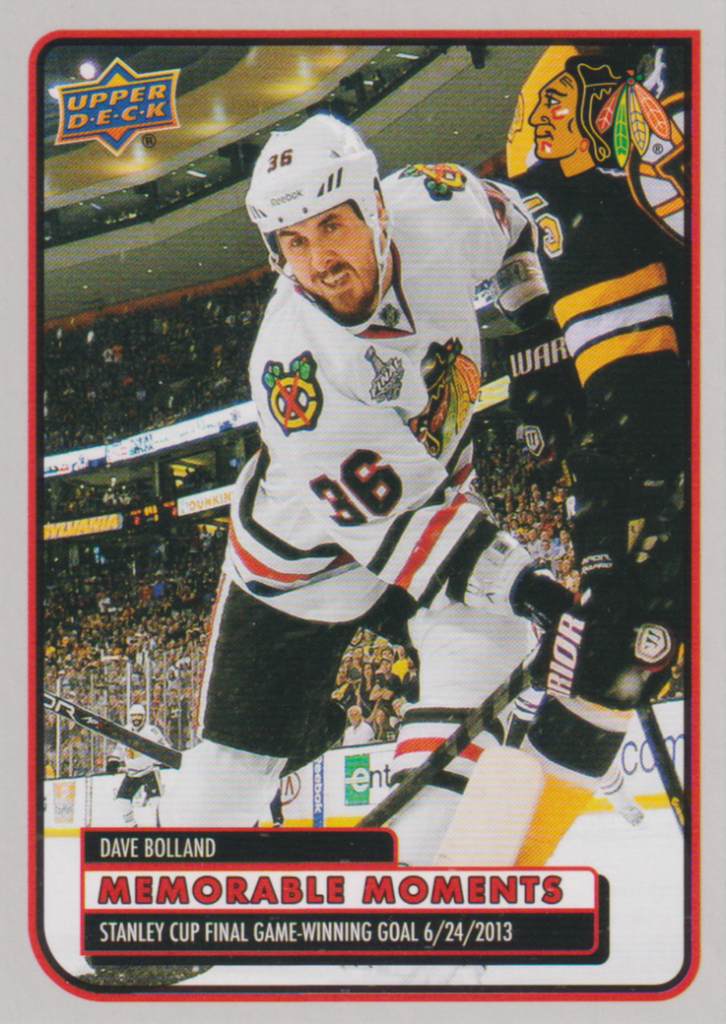 2025/26 Chicago Blackhawks Centennial (hobby) – Dave Bolland Chicago Blackhawks MM-37