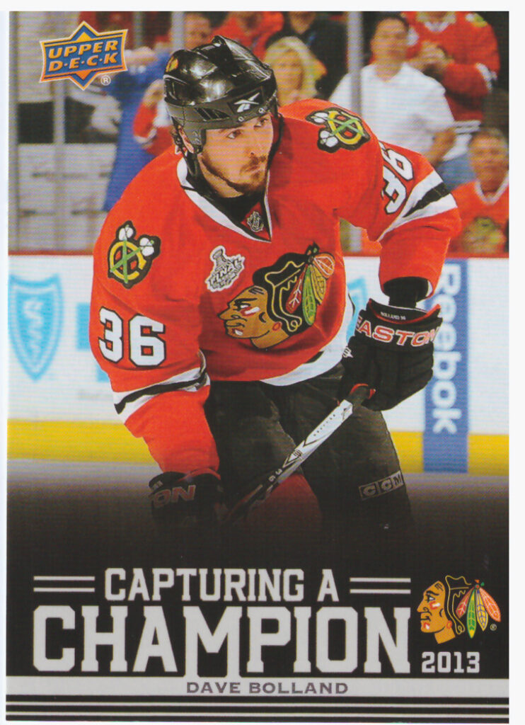 2025/26 Chicago Blackhawks Centennial (hobby) – Dave Bolland Chicago Blackhawks CC-12