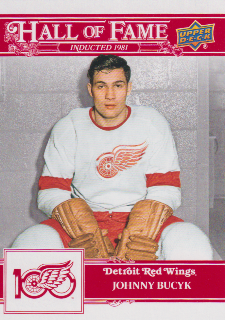 2025/26 Detroit Red Wings Centennial (hobby) – Johnny Bucyk Detroit Red Wings 110
