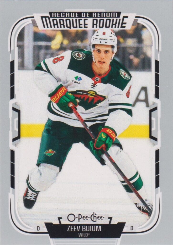 2025/26 O-Pee-Chee – Zeev Buium Minnesota Wild 543