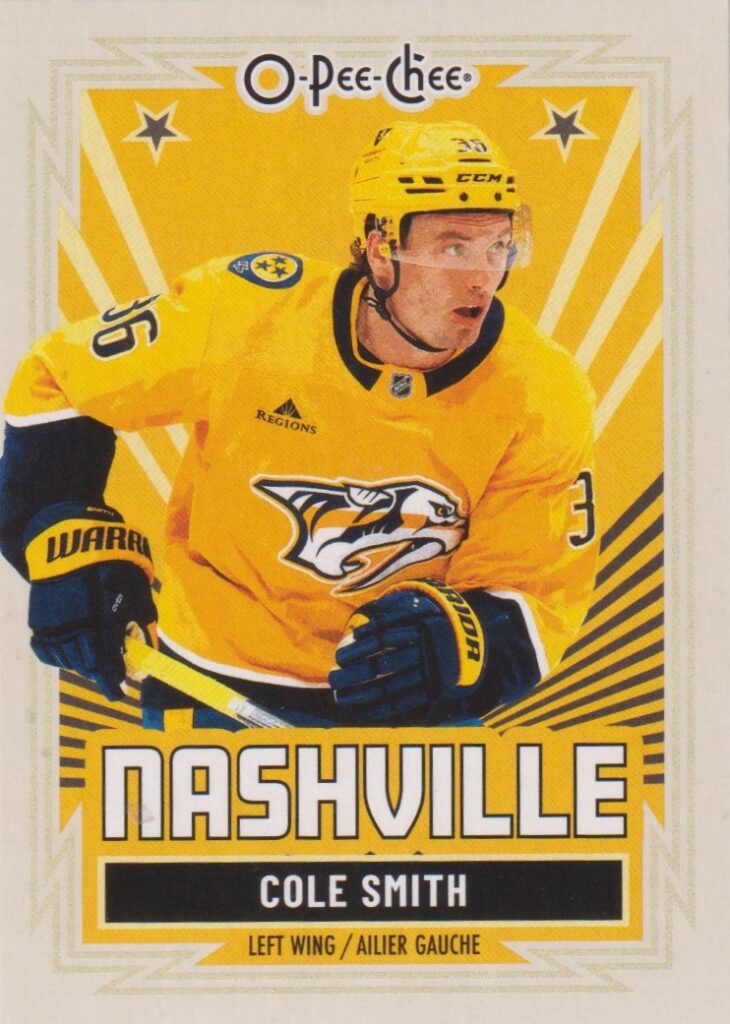 2025/26 O-Pee-Chee – Cole Smith Nashville Predators 378