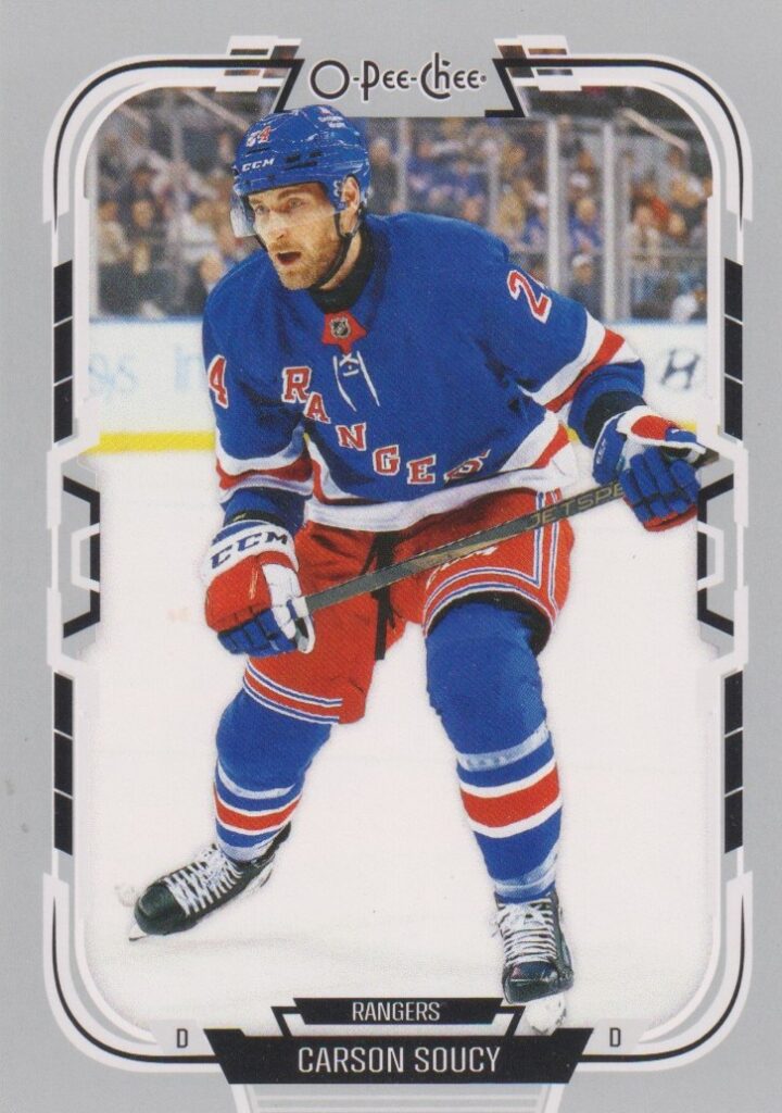 2025/26 O-Pee-Chee – Carson Soucy New York Rangers 423