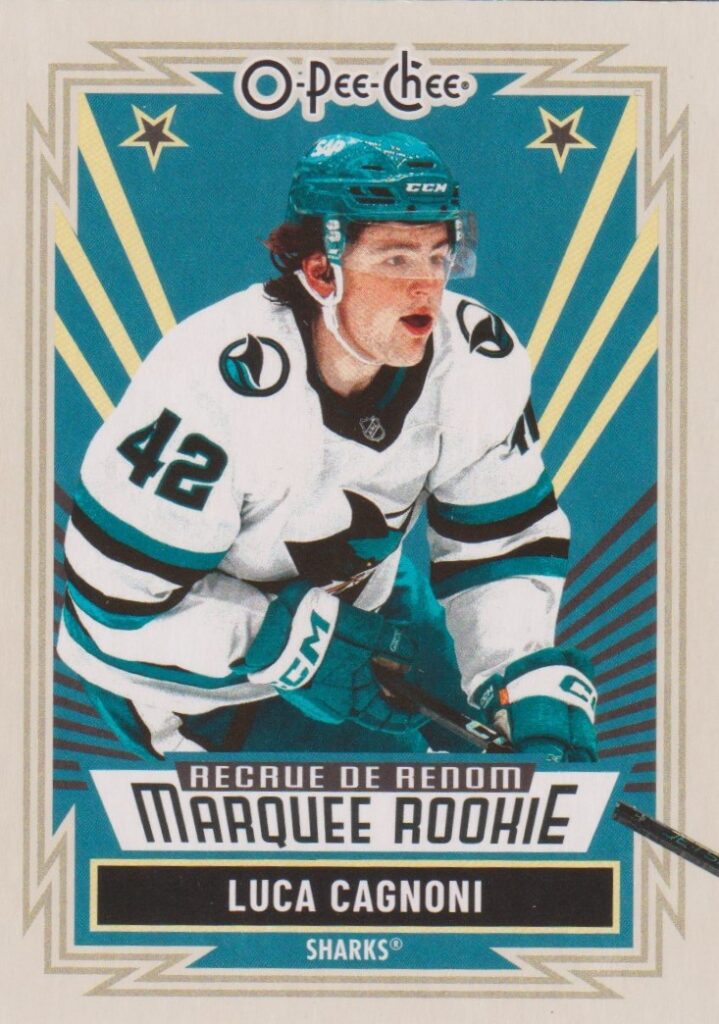 2025/26 O-Pee-Chee – Luca Cagnoni San Jose Sharks 556
