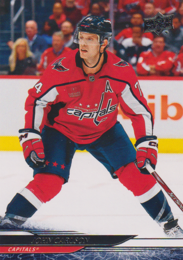 2024/25 Upper Deck Series 1 – John Carlson Washington Capitals 188