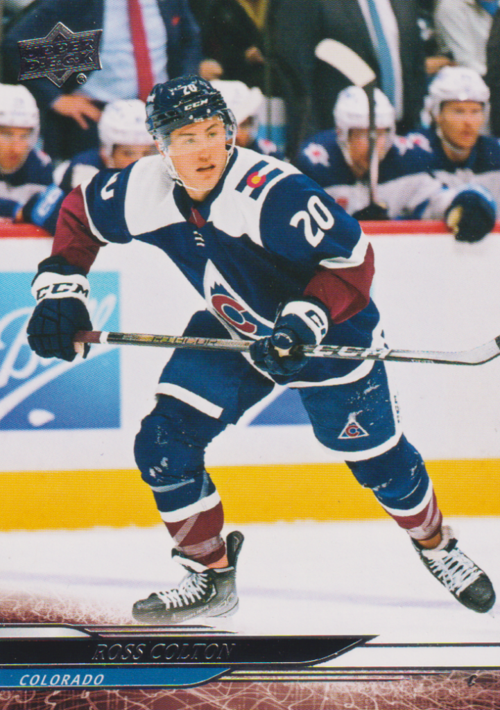 2024/25 Upper Deck Series 1 – Ross Colton Colorado Avalanche 50