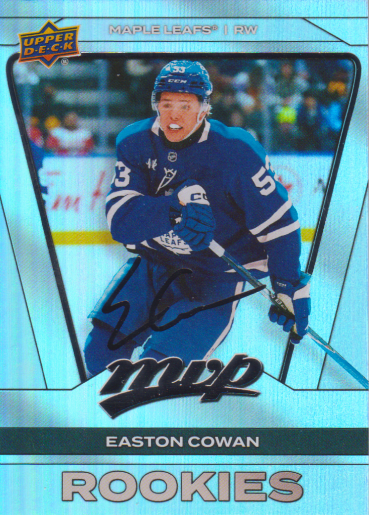 2025/26 MVP Silver Collection – Easton Cowan Toronto Maple Leafs 265