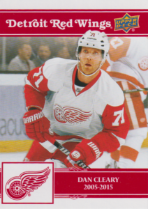 2025/26 Detroit Red Wings Centennial (hobby) – Dan Cleary Detroit Red Wings 82