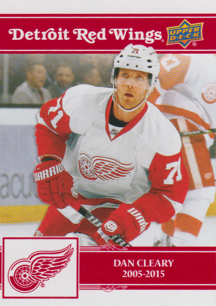 2025/26 Detroit Red Wings Centennial (hobby) – Dan Cleary Detroit Red Wings 82