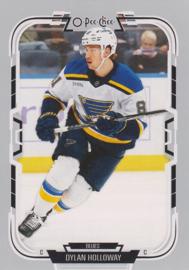 2025/26 O-Pee-Chee – Dylan Holloway St. Louis Blues 254