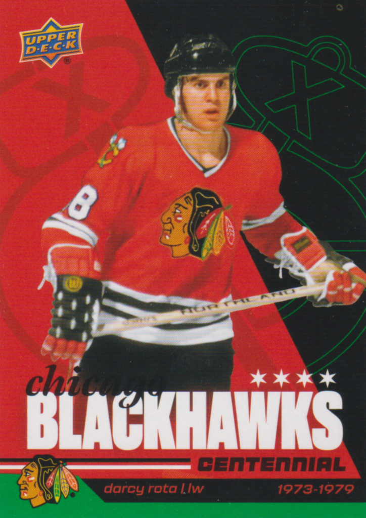 2025/26 Chicago Blackhawks Centennial (hobby) – Darcy Rota Chicago Blackhawks 35