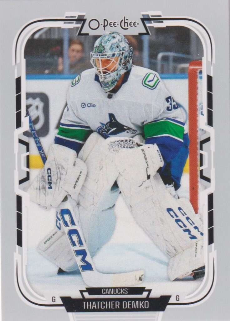 2025/26 O-Pee-Chee – Thatcher Demko Vancouver Canucks 370