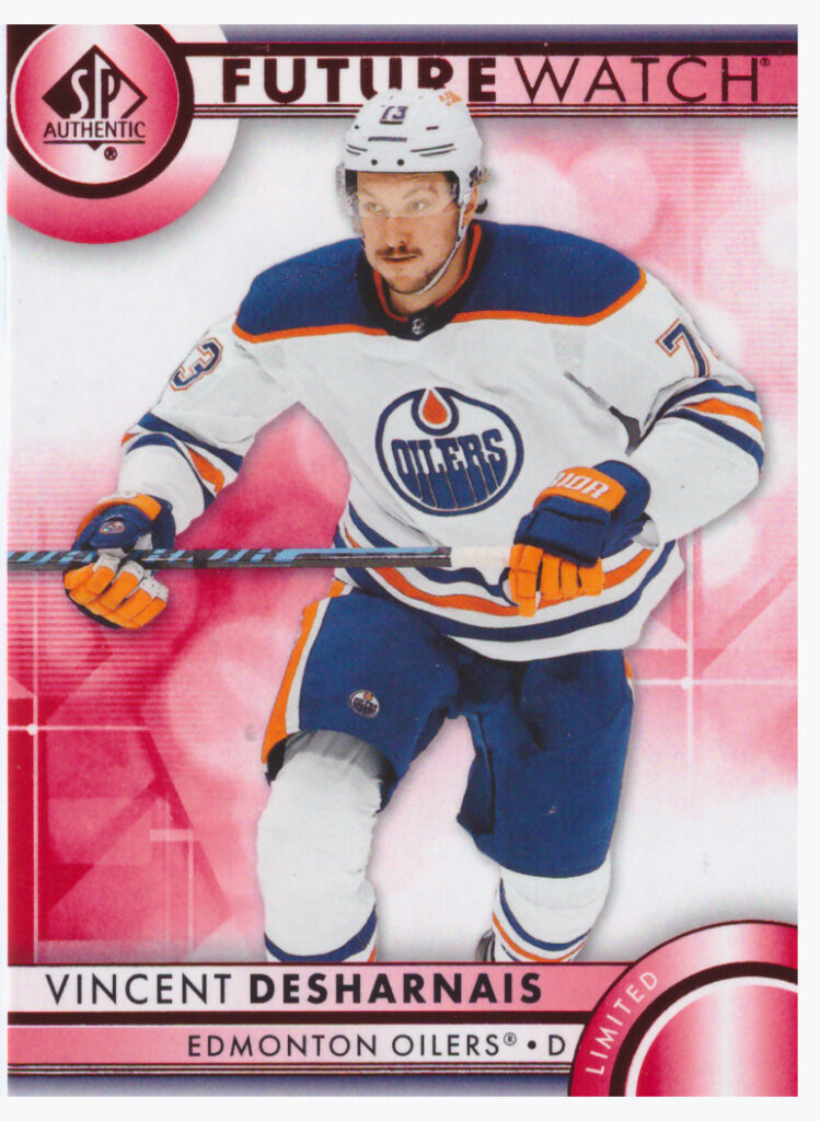 2023/24 SP Authentic – Vincent Desharnais Edmonton Oilers 133