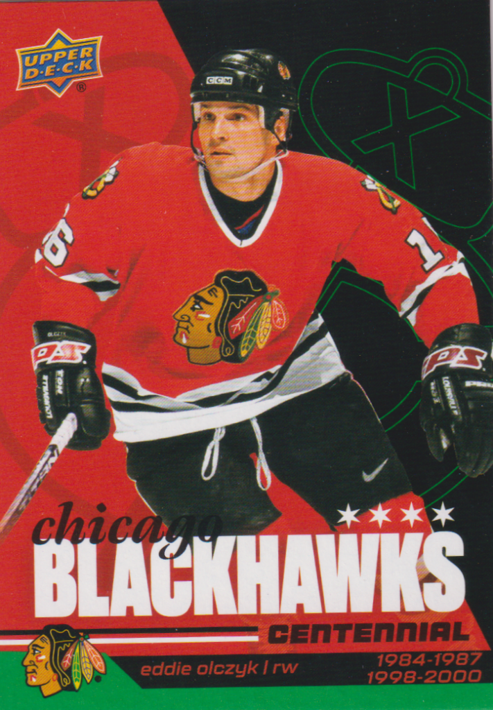 2025/26 Chicago Blackhawks Centennial (hobby) – Eddie Olczyk Chicago Blackhawks 63