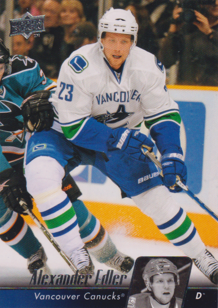 2010/11 Upper Deck Series 1 – Alexander Edler Vancouver Canucks 10