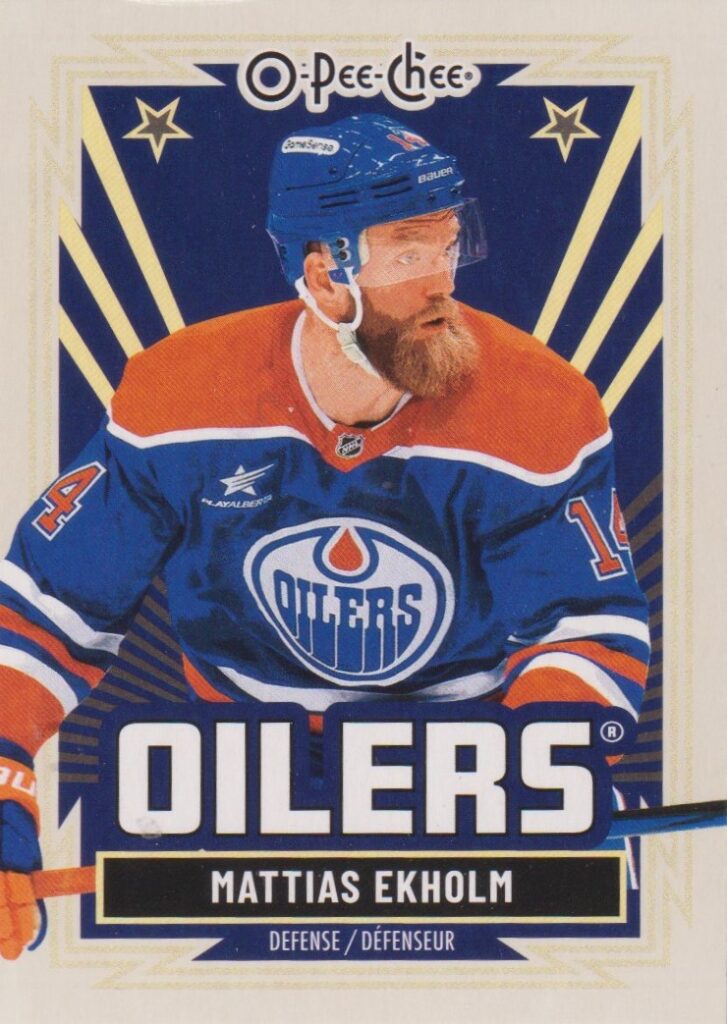 2025/26 O-Pee-Chee – Mattias Ekholm Edmonton Oilers 202