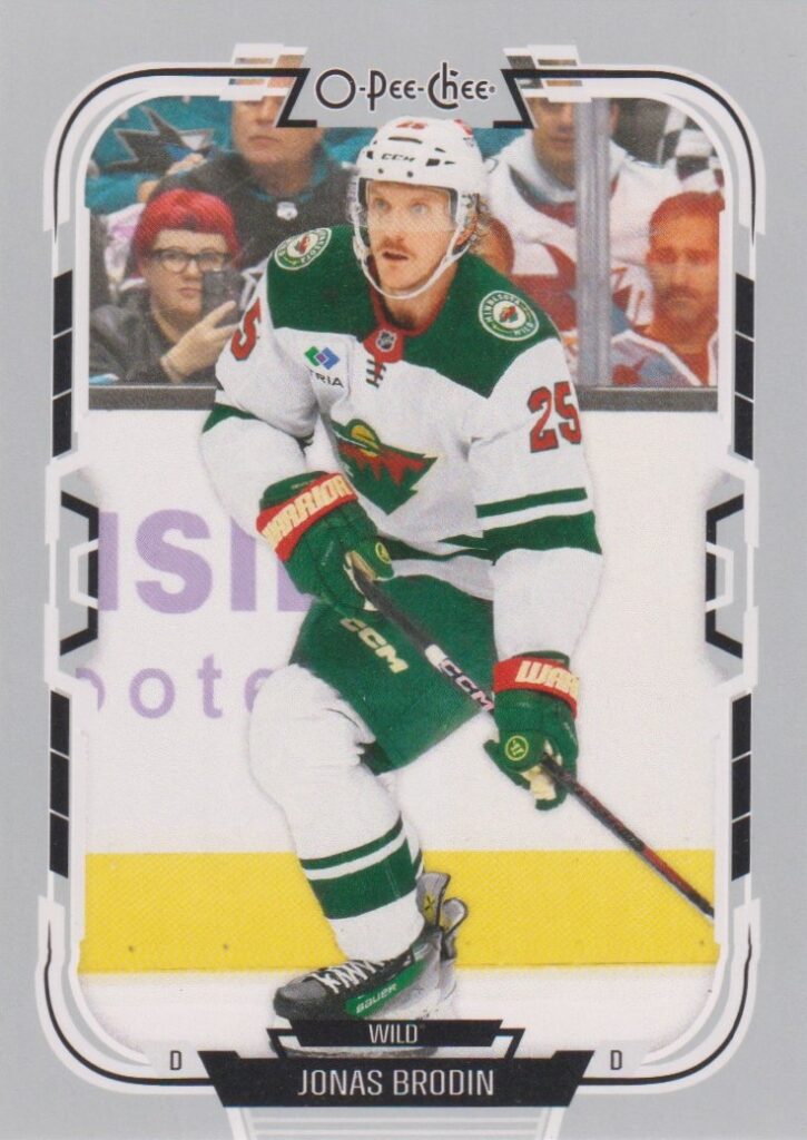 2025/26 O-Pee-Chee – Jonas Brodin Minnesota Wild 208