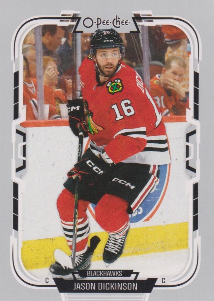 2025/26 O-Pee-Chee – Jason Dickinson Chicago Blackhawks 201