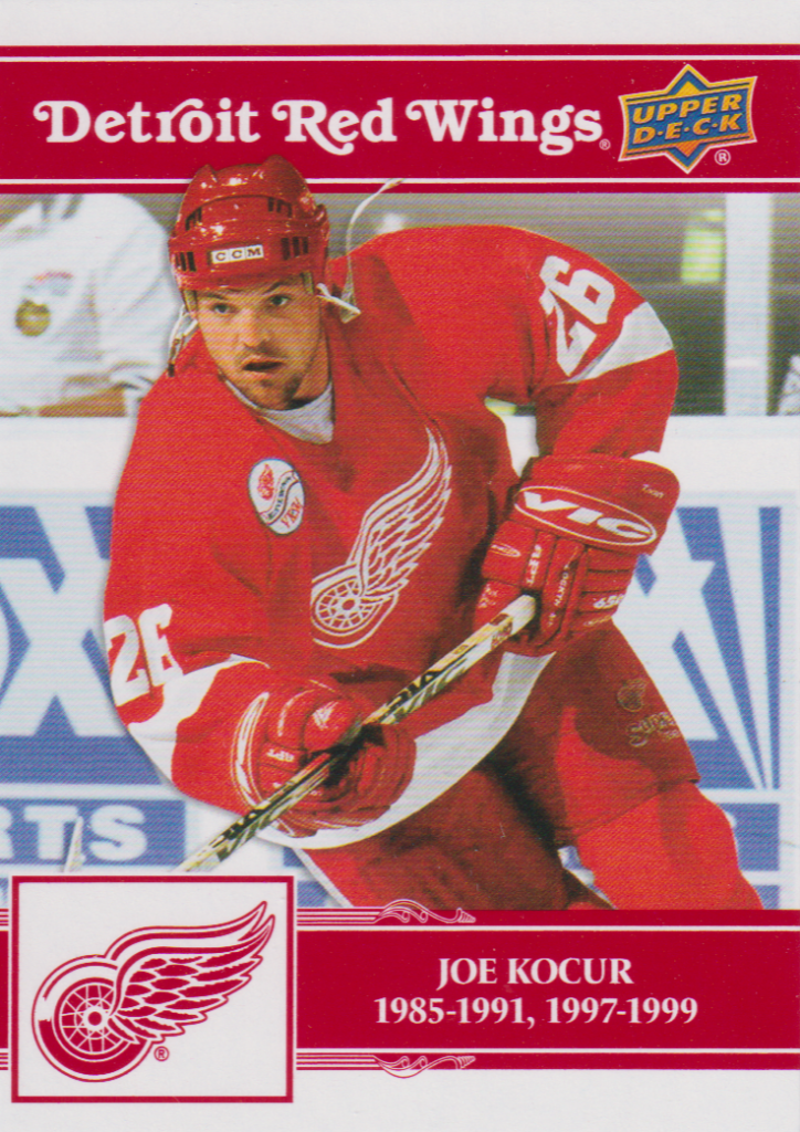2025/26 Detroit Red Wings Centennial (hobby) – Joe Kocur Detroit Red Wings 81