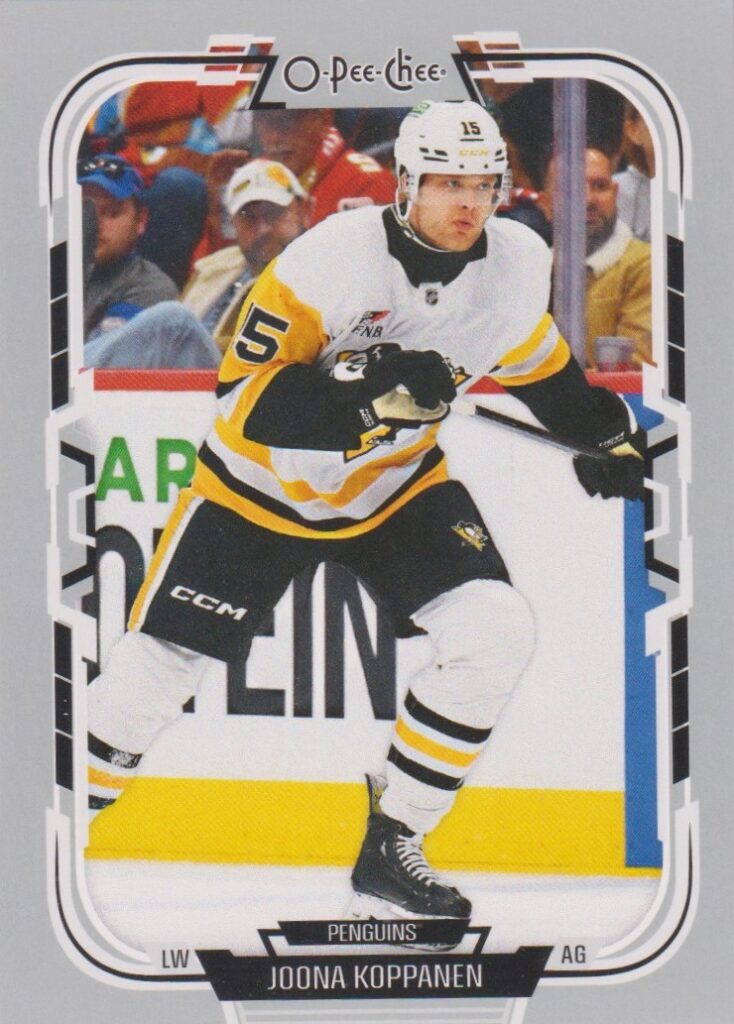 2025/26 O-Pee-Chee – Joona Koppanen Pittsburgh Penguins 413