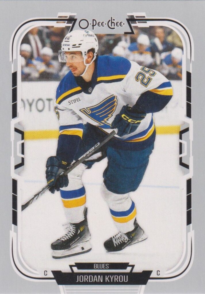 2025/26 O-Pee-Chee – Jordan Kyrou St. Louis Blues 269